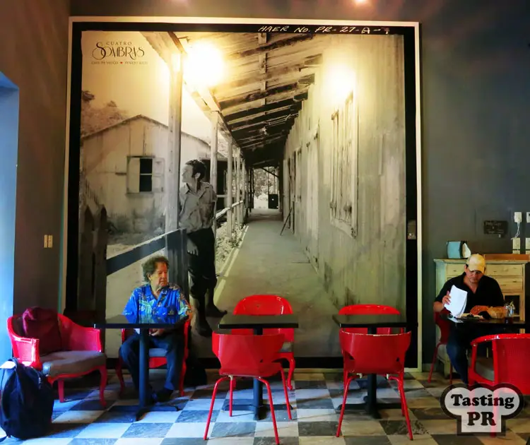 Cafe Cuatro Sombras in Old San Juan