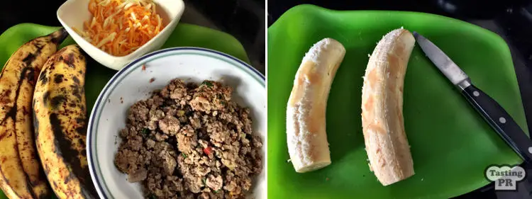 How to Make Canoas de Platano Maduro