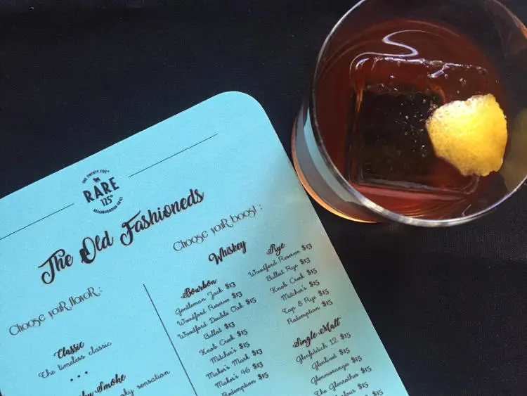 Rare 125 Summer menu