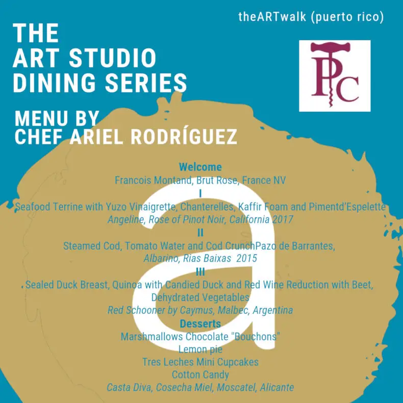 The Art Studio Dining Series